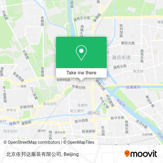 北京依邦达服装有限公司 map