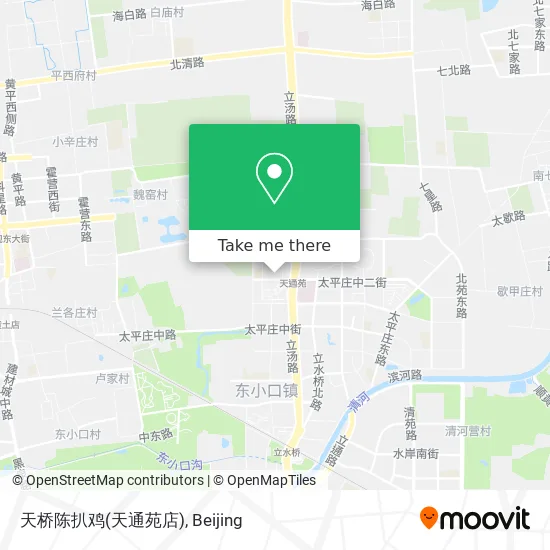 天桥陈扒鸡(天通苑店) map
