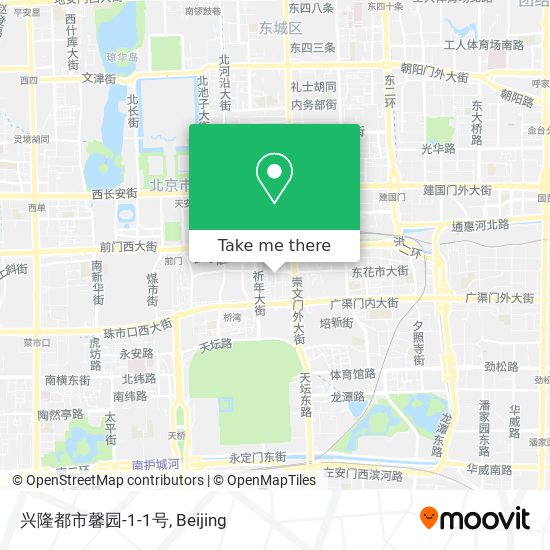 兴隆都市馨园-1-1号 map