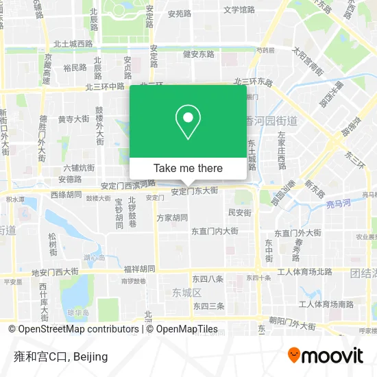 雍和宫C口 map
