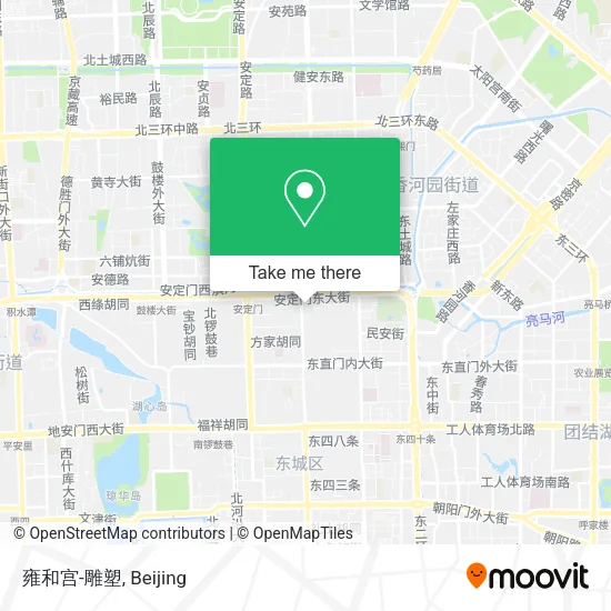 雍和宫-雕塑 map