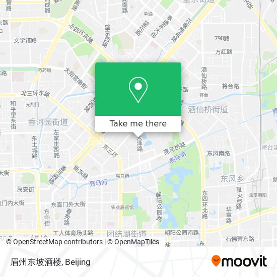 眉州东坡酒楼 map