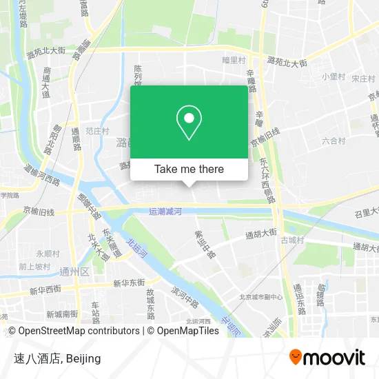 速八酒店 map