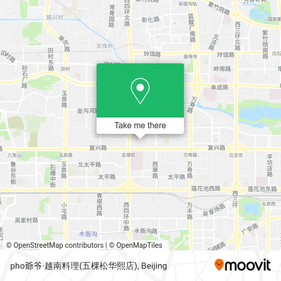 pho爺爷·越南料理(五棵松华熙店) map