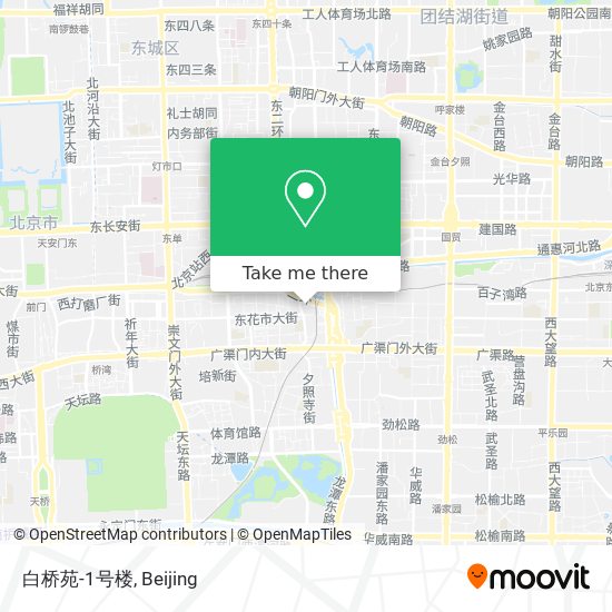 白桥苑-1号楼 map