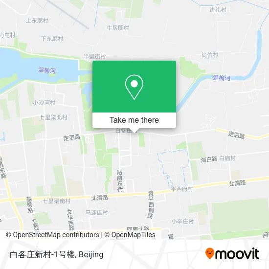 白各庄新村-1号楼 map