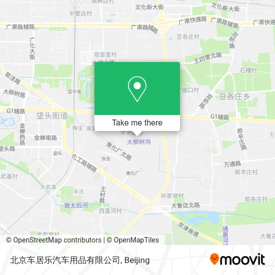 北京车居乐汽车用品有限公司 map