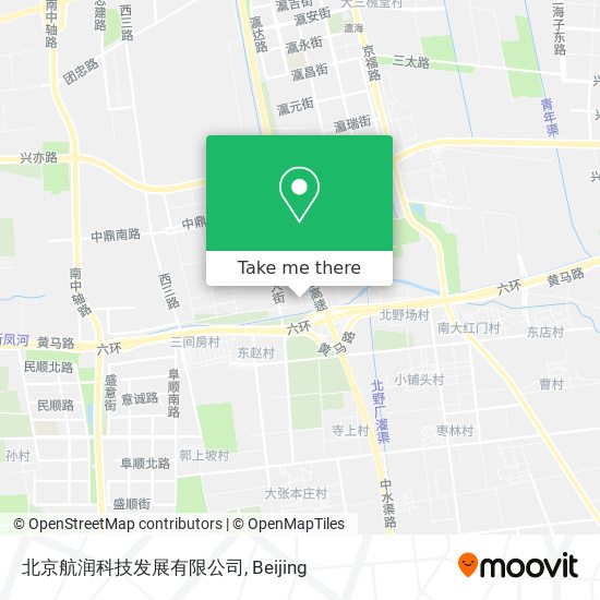 北京航润科技发展有限公司 map