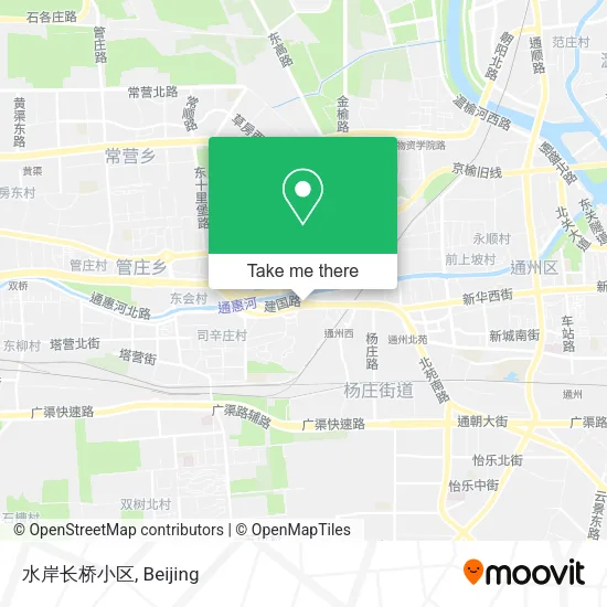 水岸长桥小区 map