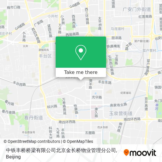 中铁丰桥桥梁有限公司北京金长桥物业管理分公司 map