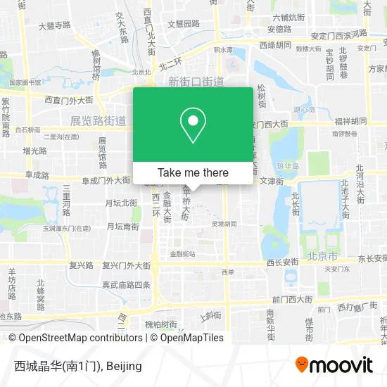 西城晶华(南1门) map