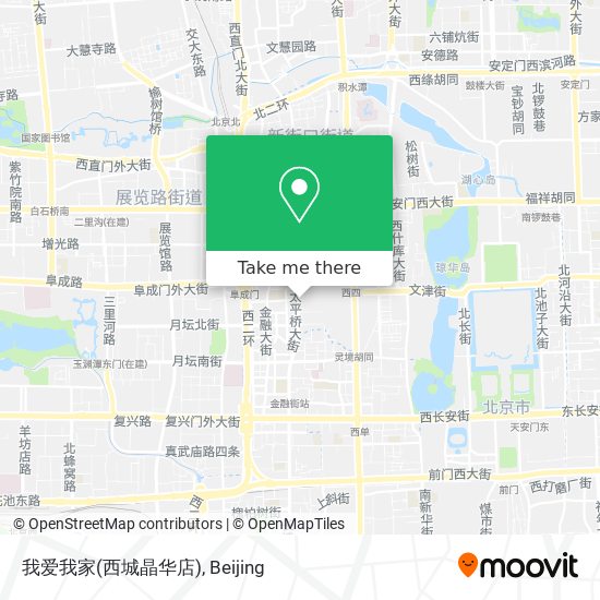 我爱我家(西城晶华店) map