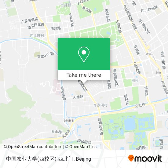 中国农业大学(西校区)-西北门 map