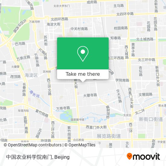 中国农业科学院南门 map