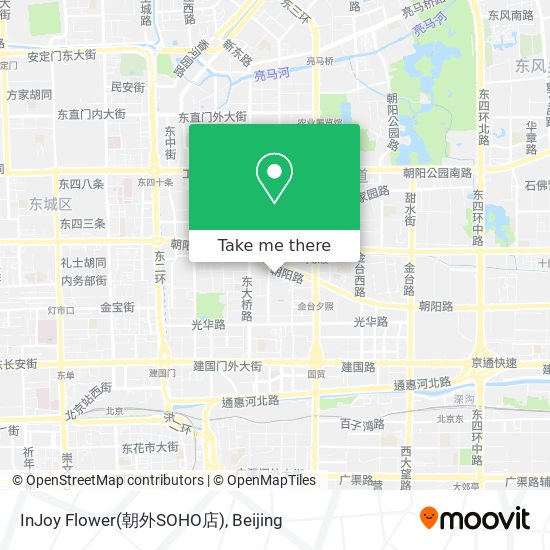 InJoy Flower(朝外SOHO店) map