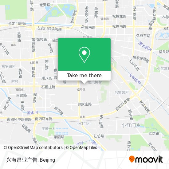 兴海昌业广告 map