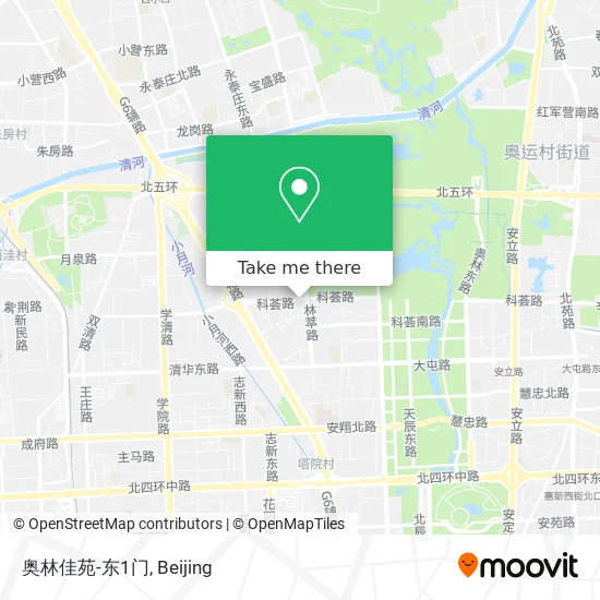 奥林佳苑-东1门 map