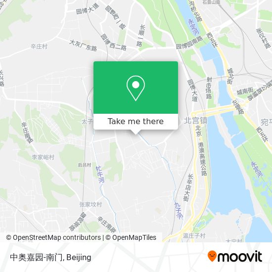中奥嘉园-南门 map