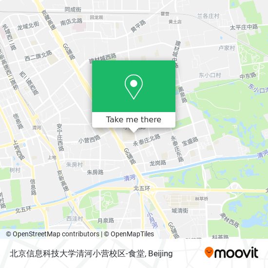 北京信息科技大学清河小营校区-食堂 map