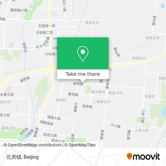 北房镇 map
