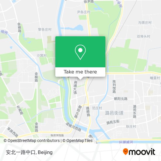 安北一路中口 map