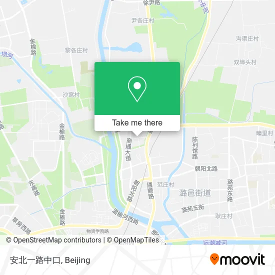 安北一路中口 map