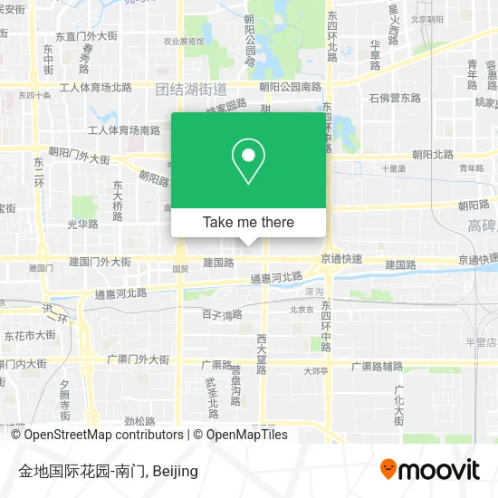 金地国际花园-南门 map