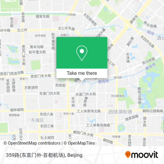 359路(东直门外-首都机场) map