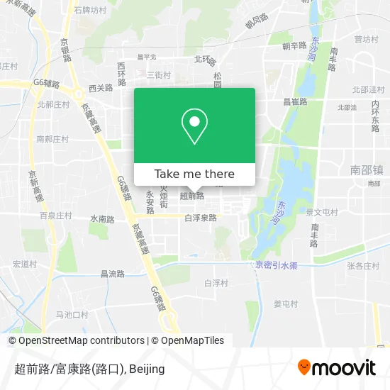 超前路/富康路(路口) map