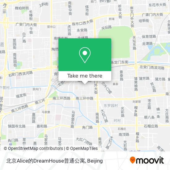 北京Alice的DreamHouse普通公寓 map