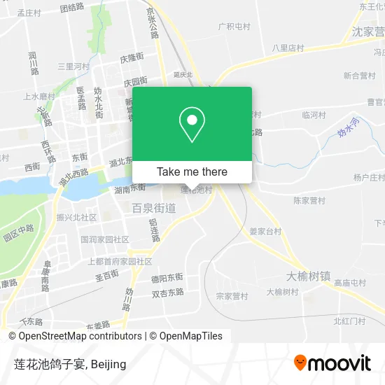 莲花池鸽子宴 map