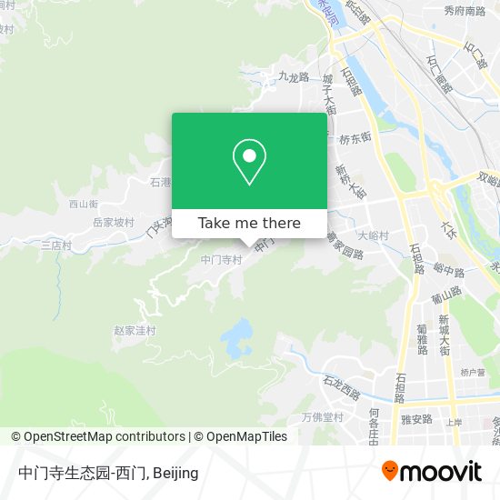 中门寺生态园-西门 map