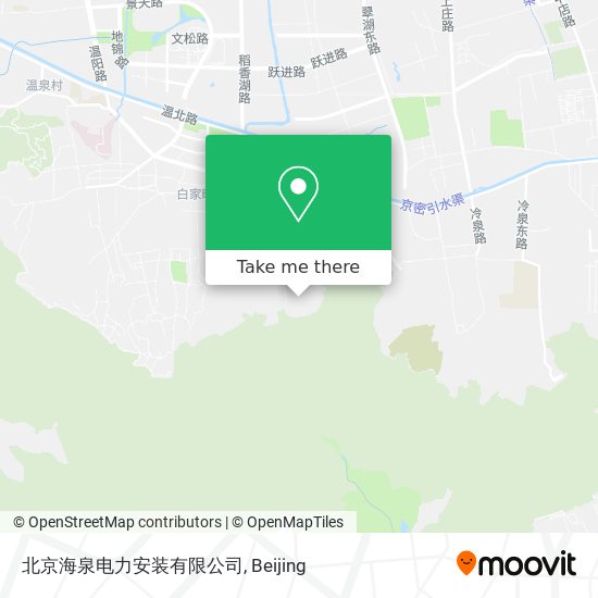 北京海泉电力安装有限公司 map