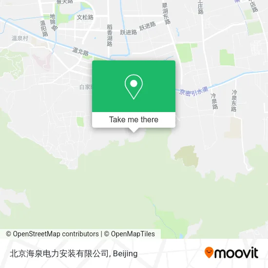 北京海泉电力安装有限公司 map