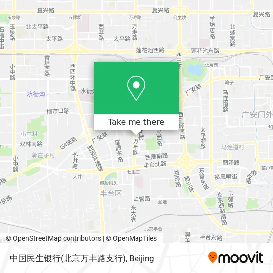 中国民生银行(北京万丰路支行) map