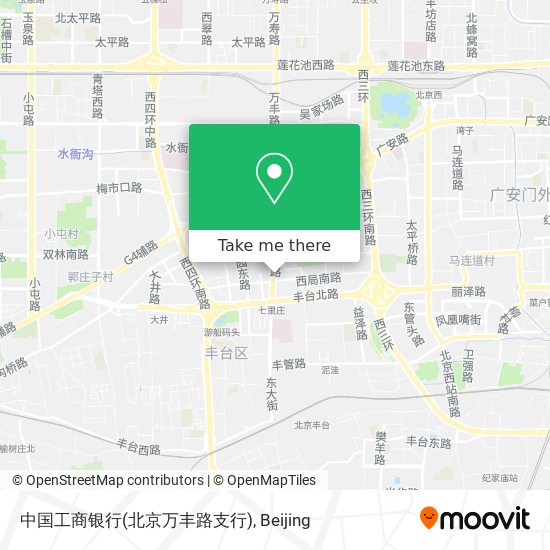 中国工商银行(北京万丰路支行) map