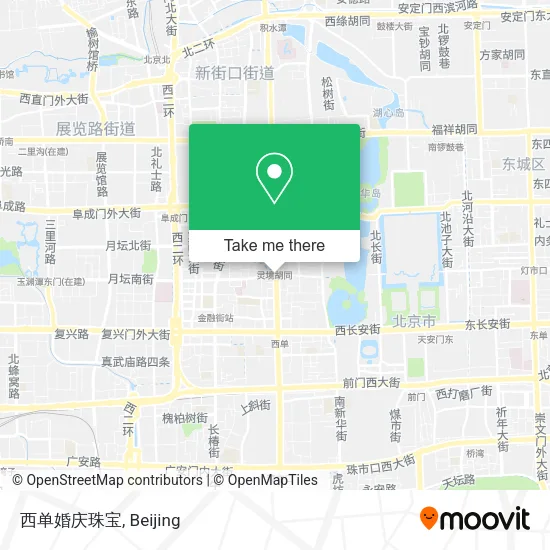 西单婚庆珠宝 map