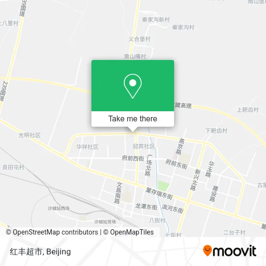 红丰超市 map