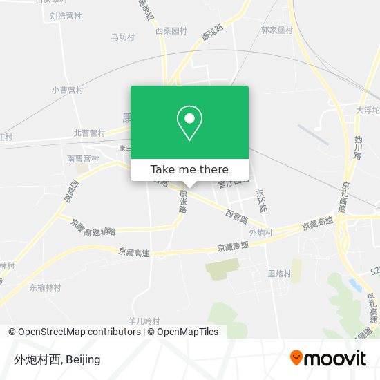 外炮村西 map
