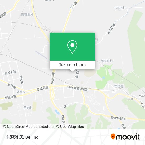 东源雅居 map