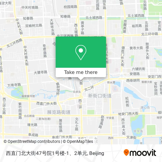 西直门北大街47号院1号楼-1、2单元 map