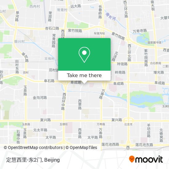 定慧西里-东2门 map