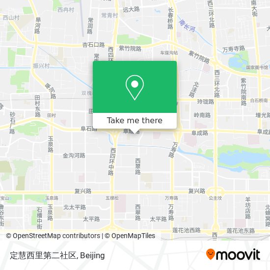 定慧西里第二社区 map