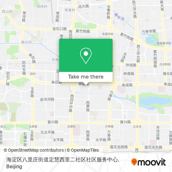 海淀区八里庄街道定慧西里二社区社区服务中心 map