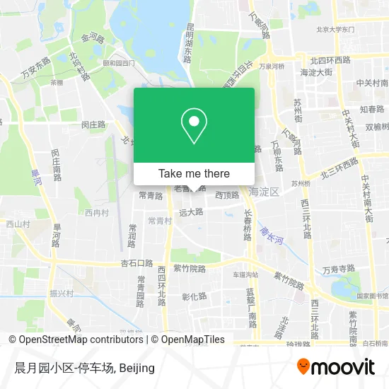 晨月园小区-停车场 map