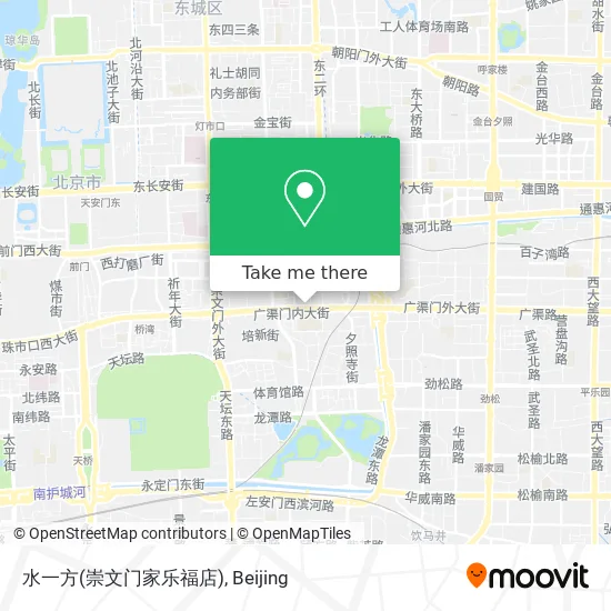 水一方(崇文门家乐福店) map