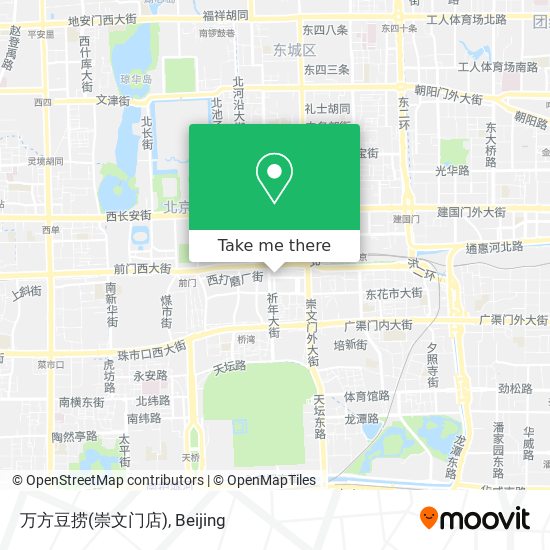 万方豆捞(崇文门店) map