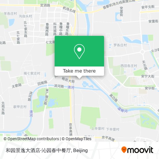 和园景逸大酒店-沁园春中餐厅 map
