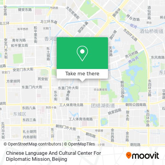Chinese Language And Cultural Center For Diplomatic Mission map