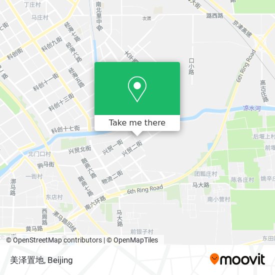 美泽置地 map